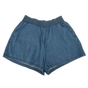 Universal Thread Elastic Waist Pull On Jean Shorts Size Large Women’s